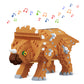 ConLinktion Tyrannosaurus Rex Building Set Toys, 832Pcs, with Original Scene Music, Gifts for Adults and Children. (Triceratops 