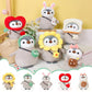 Meleceri Cute Penguin Plush Stuffed Animal Penguin With Funny Dinosaur Outfit Gifts, 13.7 Inches