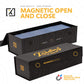 X Pro Trading Card Storage Box [1 / 3 Pack], Magnetic Lid, Comes With Labels | Sports Card Storage Boxes | Baseball Card Toploader Storage Fits 800 Cards, 200 Toploaders, Or 50 One Touch