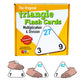 Learning Advantage The Original Triangle Flash Cards | Multiplication & Division | Math Manipulative For Kids | Practice Multiplication And Division Problems