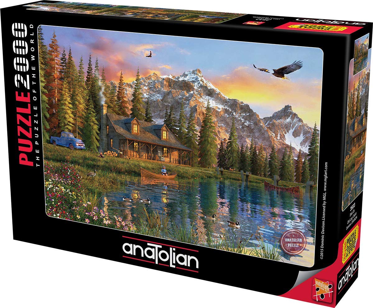 Anatolian Puzzle - Oldlook Cabin, 2000 Piece Jigsaw Puzzle, #3933