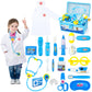 Doctor Kit for Toddlers 3-5 Dress Up Toys for 2 3 4 Year Old Girls Pretend Kids Doctor Play Set with Doctor Costume Toy Stethosc