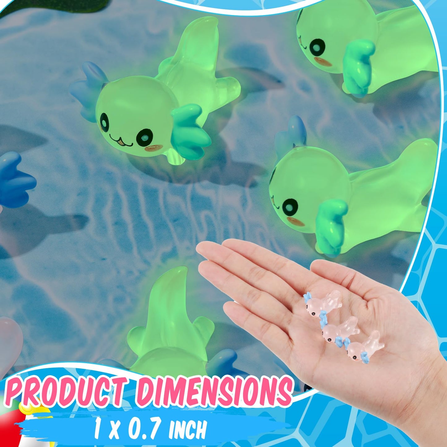 Lewtemi 12 Pieces Mini Resin Axolotl Charm Valentine'S Day Axolotl Tiny Animal Figurine Gifts Miniature Garden Landscape Aquarium Dollhouse Ornament Potted Plants Decoration Diy Crafts(Light Pink)