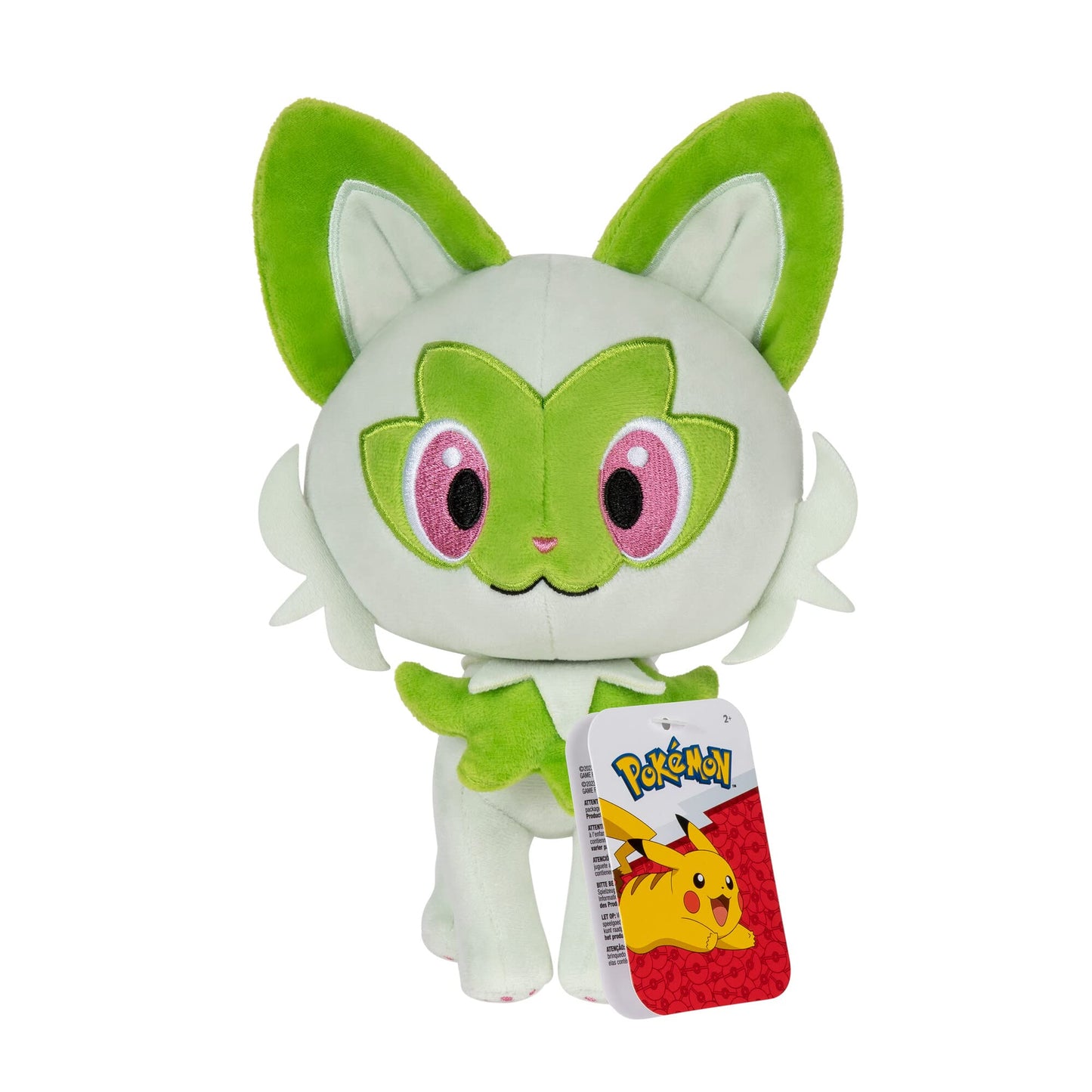 Pokemon Plush 3 Pack - 8-Inch Fuecoco, Quaxly, Sprigatito - Multicolor - Model PKW4010 - Soft Polyester