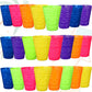 Domensi 24 Pack Tiki Plastic Cups Bulk, 10oz