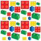 Beistle 40 Piece Building Blocks Cutouts, 4-11.25, Multicolor