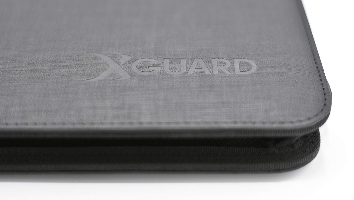 XGuard - enhanced 12 Pocket Trading Card Binder - PU Leather - 480 Side Loading Pocket Album Folder - For TCG and Sports Cards