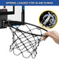 HYES 24 x 16 Large Basketball Hoop Indoor for Adults, Over The Door Basketball Hoop with Sturdy Backboard, Big Basketball Toys G