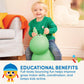 Battat – Inflatable Bouncer – Air Pump Included – Bouncy Animal – Soft & Safe – 18 Months + – Hoppin' Dino