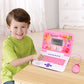 LESHITIAN Kids Laptop - Educational Computer with 80 Activities, Blue, Plastic, Ages 5+