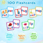Kmuysl Learning Toys For 2 3 4 5 Years Olds Boys Girls, Short Vowel Spelling Flashcards, Cvc Sight Words Handwriting Cards, Learn To Write Phonics Flash Cards, Presschool Educational Toy For Kids