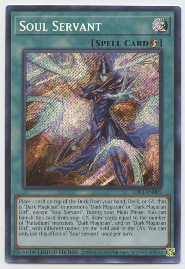 Yu-Gi-Oh! Soul Servant - Lds3-En095 - Secret Rare - 1St Edition