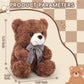 Vanlinny New Teddy Bear Stuffed Animal, Valentines Day Gifts For Kids Her Him Girlfriend Boyfriend, 8 Soft Stuffed Bear Plush To