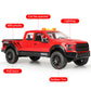 SASBSC Pickup Toy Truck Model Car for Boys Realistic Cars for Boys Ages 3 4 5 6 Year Old Boys with Sound and Light Pull Back Tru