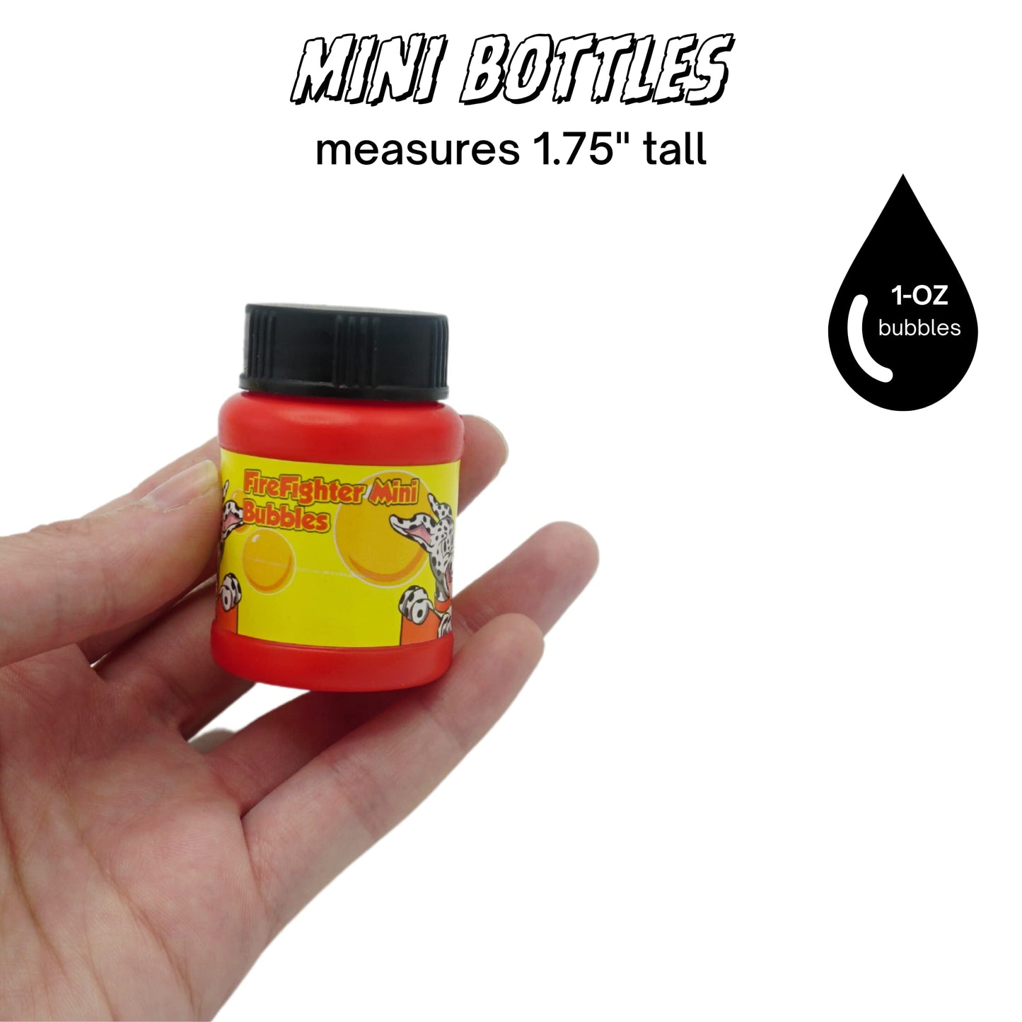 4E'S Novelty Mini Bubbles Bottles Bulk For Firefighter, Paw Dog Favors - Firefighter Party Supplies, Fire Truck Theme Goodie Bag Fillers For Kids Birthday