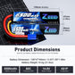 Zeee 4S Lipo Battery 14.8V 6500mAh 80C Hard Case with EC5 Connector Compatible with RC 1/8 1/10 Scale Vehicles Car Trucks Boats