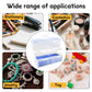 Iokuki Toploader & Standard Card Storage Box With Handle - Holds 200 Toploader Cards Or 750 Regular Cards | Durable Plastic Orga