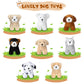 Sumind 8 Pieces Plush Dogs 5 Inch Stuffed Animals Bulk Assorted Cute Stuffed Dogs Small Animal Plush Toys For Girls Boys Graduation Valentine School Classroom Party Supplies Favors(Standing Dog)