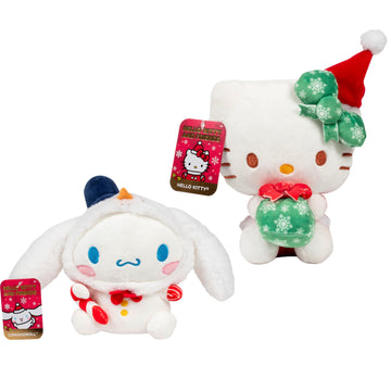 Hello Kitty And Friends 8' Hello Kitty & Cinnamoroll Plush, 2-Pack - Limited Edition Officially Licensed Sanrio - Cute Stuffed Animal Toy Figure - Easter Basket Stuffer Gift For Kids, Boys, Girls - 2+