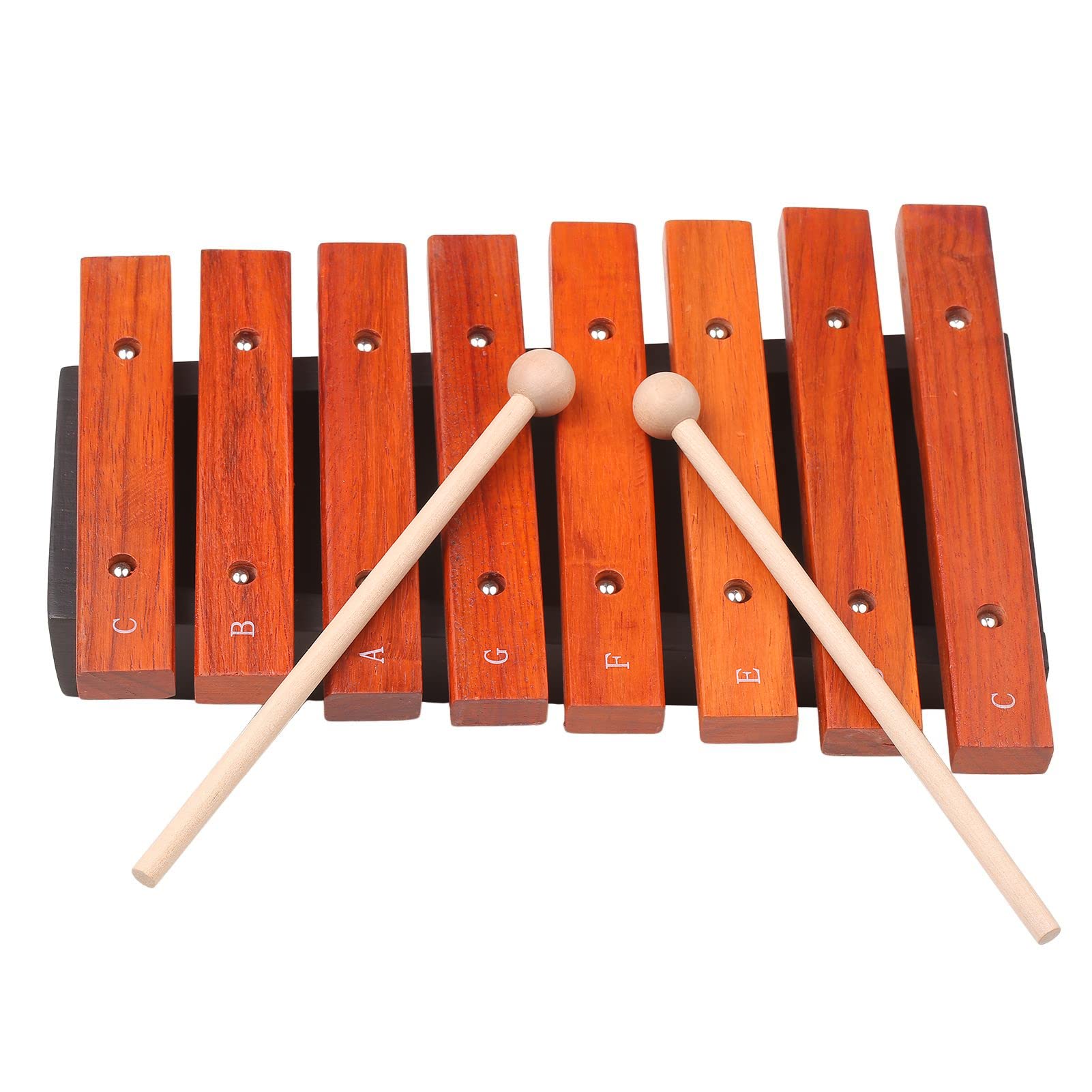 Musical Instrument 8 Notes Wood Xylophone Includes 2 Mallets Music Toys Percussion Instrument