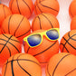 30Pcs 7'' Inch Mini Basketball Balls Bulk Small Basketball Set With Pump, Pvc Small Basketball For Over The Door Basketball Hoop