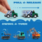 JOYIN 25 Pieces Pull Back Cars and Trucks Toy Vehicles Set for Toddlers, Girls and Boys Kids Play Set, Die-Cast Car Set, Kids Pa
