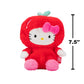 Bumbumz 7.5-Inch Hello Kitty Fruitbumz Plush - Sanrio Hello Kitty Dressed As An Apple Collectible Toy - From The Makers Of Origi