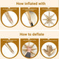 6 Pcs Caramel Colour Star Foil Balloons One-Piece 14-Pointed Star Balloons 4D Starburst Cone Mylar Balloons 22Inch Christmas Bir