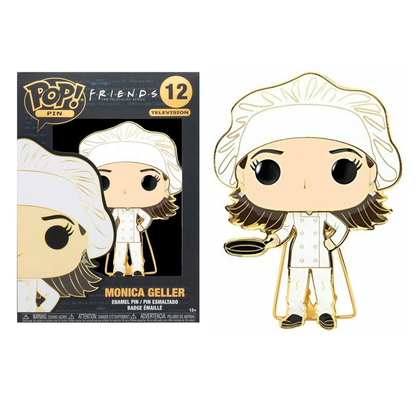 Friends 3 Inch Funko Pop Pin | Monica