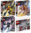 Brickcomplete Lego Set Of 4: Wolverine Mech, Iron Man Mech, Black Panther Mech & Spider-Man'S Bridge Duel (Toy_Building_Block, 2