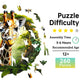 Jigfoxy Wooden Puzzles for mature-themeds  Giraffe Wood Puzzles mature-themed  Unique Animal Shape Wooden Jigsaw Puzzles  Birthday Gifts for Puzzles Lovers Family Friend (L-13.4 * 12.4in-260pcs)