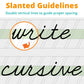 Channie's Visual Cursive Flashcards - 43 Dry-Erase Cards for Cursive Handwriting Practice, Medium Size for 2nd-3rd Graders
