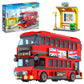 City London Bus Station Building Blocks Set, Double Deckers London Travel Bus And Bus Station, Best Learning Roleplay Stem Bricks Play Toys Gift For Boys Girls Aged 6-12 (458 Pcs)