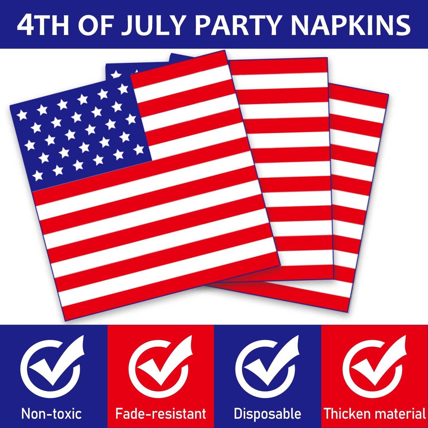 Wiooffen 96 Pcs Veterans Day Party Supplies Memorial Day Tableware Set 4Th Of July Paper Plates Patriotic Freedom Stars Party Pl