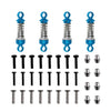 Abendor 4PCs Aluminum Adjustable Soft and Hard Shock Absorber RC Car Upgrade Modified Parts for WLtoys 1/28 RC Car K969 K989 K99