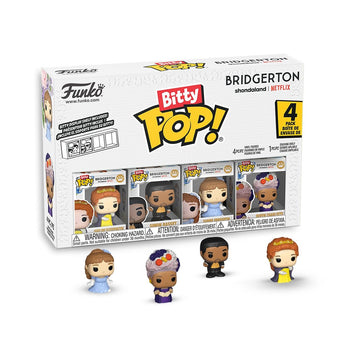 Funko Pop! Bitty: Netflix - Daphne Bridgerton, Queen Charlotte, Penelope Featherington, and Simon Basset - Bridgerton Collectabl