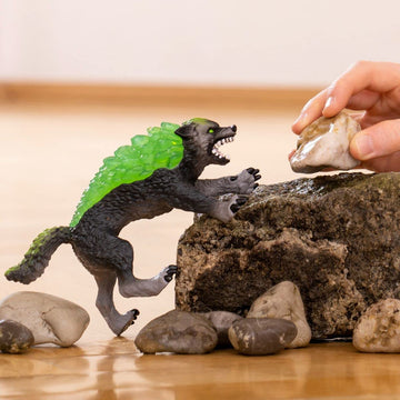 Schleich Eldrador New 2023, Mythical Creature Toys For Boys And Girls, Granite Wolf Action Figure Toy, Ages 7+