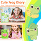 Frog Diary for Girls with Lock  Plush FrogToys Gift for Teen Girls  Kids Writing Journal Notebook  Birthday Gifts for Little Girls Ages 5 6 7 8 9 10-12 Year Old