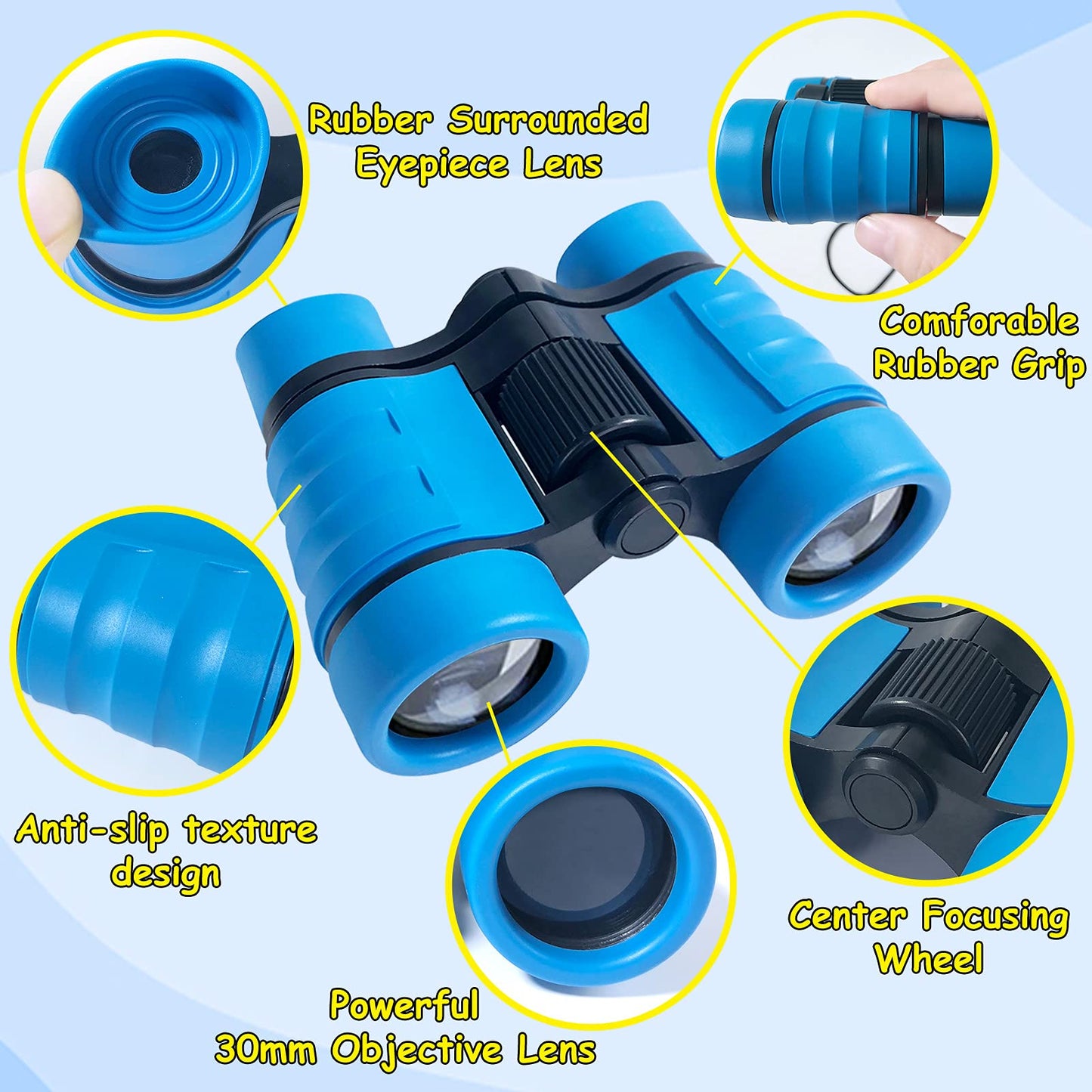 ESSENSON Binoculars for Kids Toys Gifts for Age 3, 4, 5, 6, 7, 8, 9, 10+ Years Old Boys Girls Kids Telescope Outdoor Toys for Sp