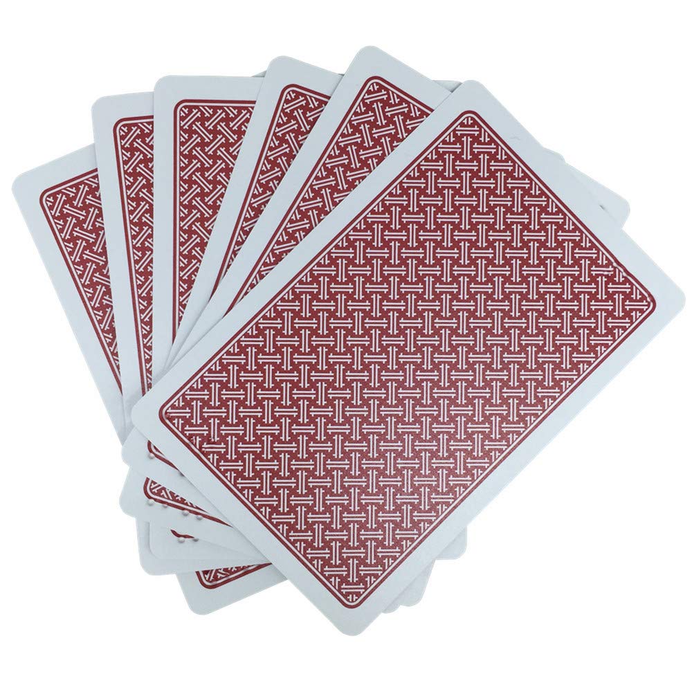 Vsone Plastic Braille Playing Cards, 54 Premium Plastic Cards, Full-Color Printing, Packed In Metal Case, Size 87 Mm X 58 Mm, All Ages