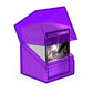 Ultimate Guard Boulder 100+ Clear, Deck Case For 100 Double-Sleeved Tcg Cards, Amethyst, Secure & Durable Storage For Trading Ca