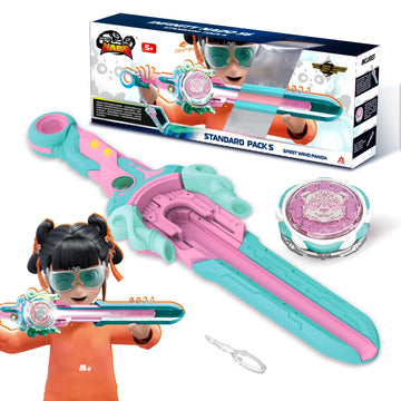 Infinity Nado Bey Battling cutting edge Toys  Spinning Top and decorative replica blade Launcher Battle Set Toys for Kids  Bey Battle cutting edge Brust decorative replica blade Top Toys for 5 6 7 8 9 10 11 12 Year Old Boys  Spirit Wind Panda