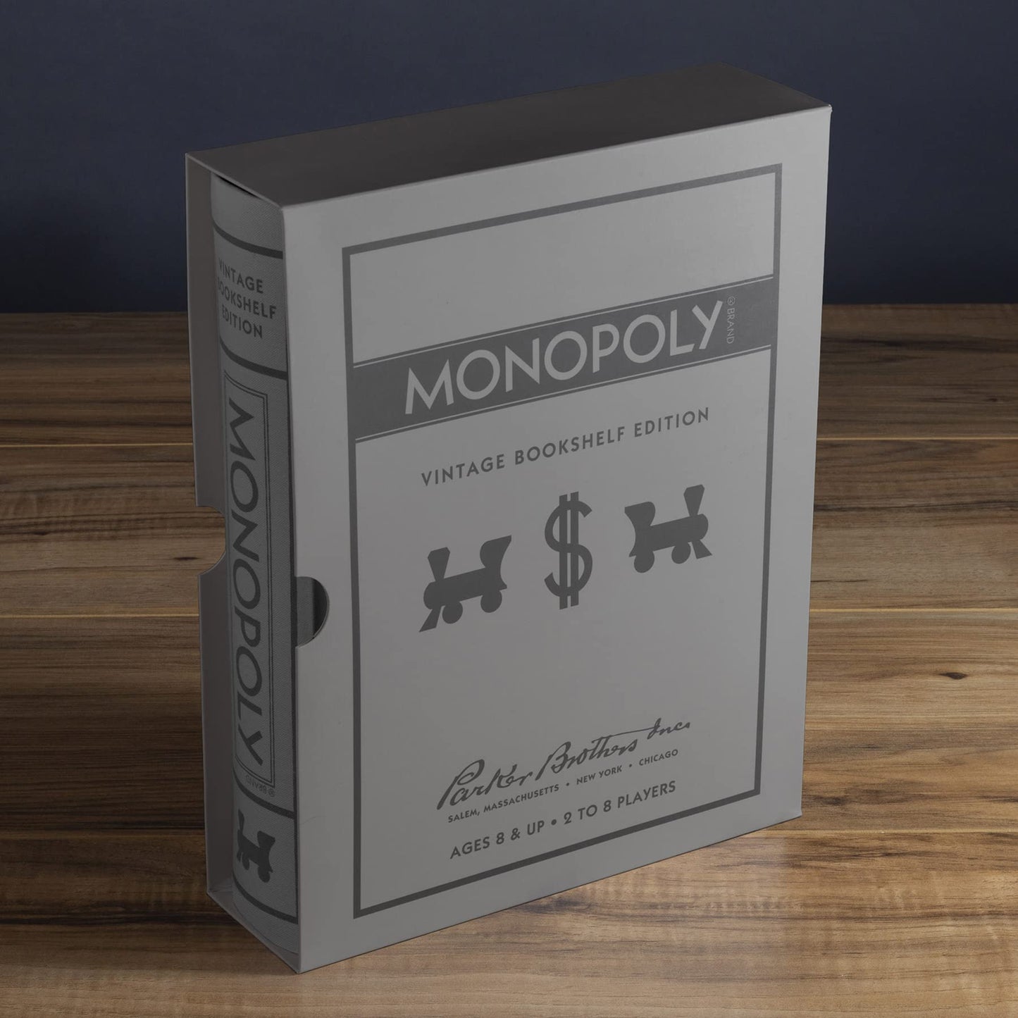 WS Game Company Monopoly Vintage Bookshelf Edition - Cardboard Model 21410
