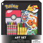 Innovative Designs Pokemon Kids Coloring Art Set with Stickers and Stampers
