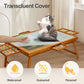 Ykhallybee Puzzle Table 1500 Pieces Wooden Puzzle Board With Legs, 34.3   X 26.5    Jigsaw Board With 4 Drawers And Cover, Folda