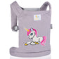 Happyvk-Baby Doll Carrier-Doll Carrier Front Back For Little Girls-Grey Unicorn