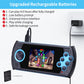 LUHYAUAN 16 Bit Handheld Game Console - 230 Classic Retro Games, USB Rechargeable, 3 Portable Gaming System for Kids Ages 4-12, Blue
