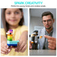 Pixio Coffee - Tiny Magnetic Blocks Building Toy In The Pixel Art Style With Free App - 5/16' Plastic Cubes With 6 Magnets Inside - Open Ended Toy - Creativity Toy For Ages 6+ - 60Pcs