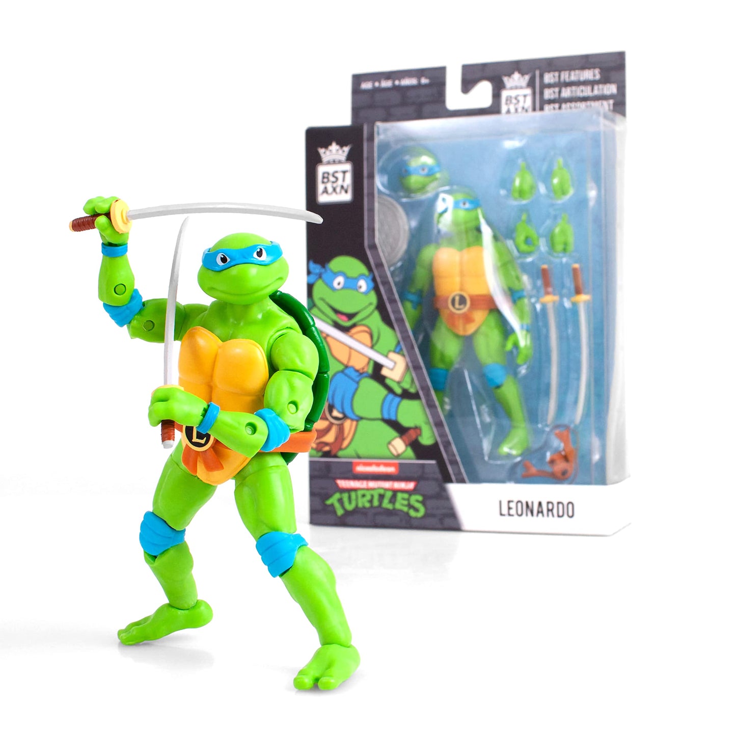 Loyal Subjects - Bst Axn Teenage Mutant Ninja Turtles Leonardo 5 Action Figure (Net)