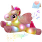 Glow Guards 18' Light Up Musical Rainbow Unicorn Stuffed Animal,Glitter Sequins Unicorn Plush Toy,Children'S Day Birthday Holiday For Girls Toddlers